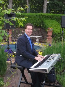 Arnie Playing at Outdoor Wedding Ceremony in South Jersey