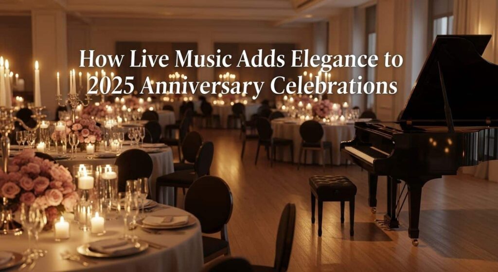 How Live Music Adds Elegance to 2025 Anniversary Celebrations - Featured