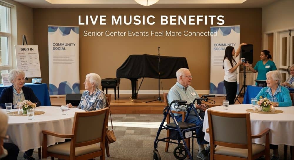 The Benefits of Live Piano Music for Senior Center Events