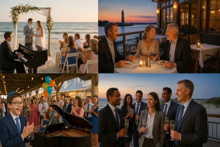 Jersey Shore Love Stories How Arnie Abrams Live Piano Elevates Beachfront Celebrations