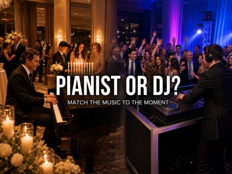 Pianist vs DJ - How to Choose the Best Live Mitzvah Music