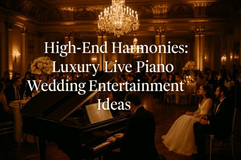 High-End Harmonies - Luxury Live Piano Wedding Entertainment Ideas