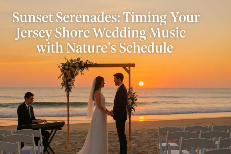 Sunset Serenades - Timing Your Jersey Shore Wedding Music with Nature’s Schedule