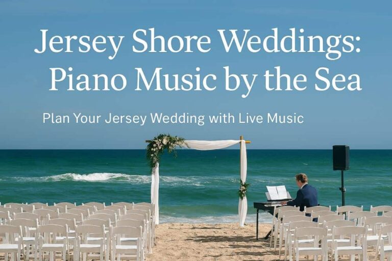 Destination Weddings on the Jersey Shore - Piano Music by the Sea