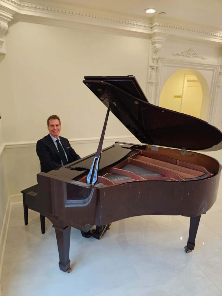 Arnie Abrams on the Baby Grand Piano for Wedding at Valley Regency Clifton NJ