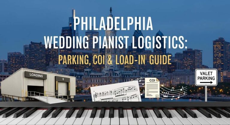 Philadelphia Wedding Pianist Logistics Parking COI & Load-In Guide - Arnie Abrams