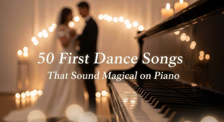 50 First Dance Songs That Sound Magical on Piano