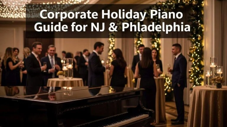 Corporate Holiday Party Piano Music Guide for NJ & Philadelphia - Featured