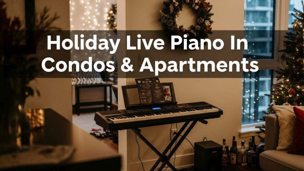 Small-Space Holiday Parties Live Piano for Homes & Apartments