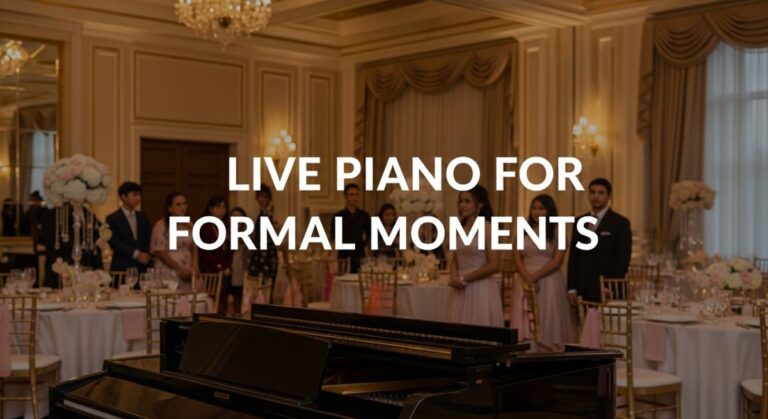Live Piano for Sweet 16 and Quinceañera Celebrations