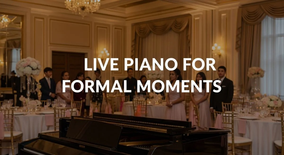 Live Piano for Sweet 16 and Quinceañera Celebrations