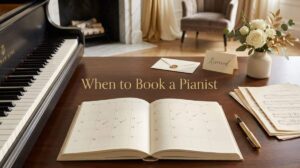 How Early Should You Book a Pianist for Weddings and Events