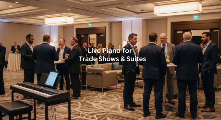Live Piano for Trade Shows and Hospitality Suites - A Music Playbook